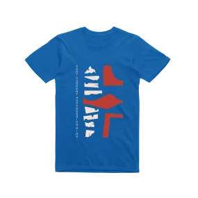 Abstract / Royal Blue T-shirt