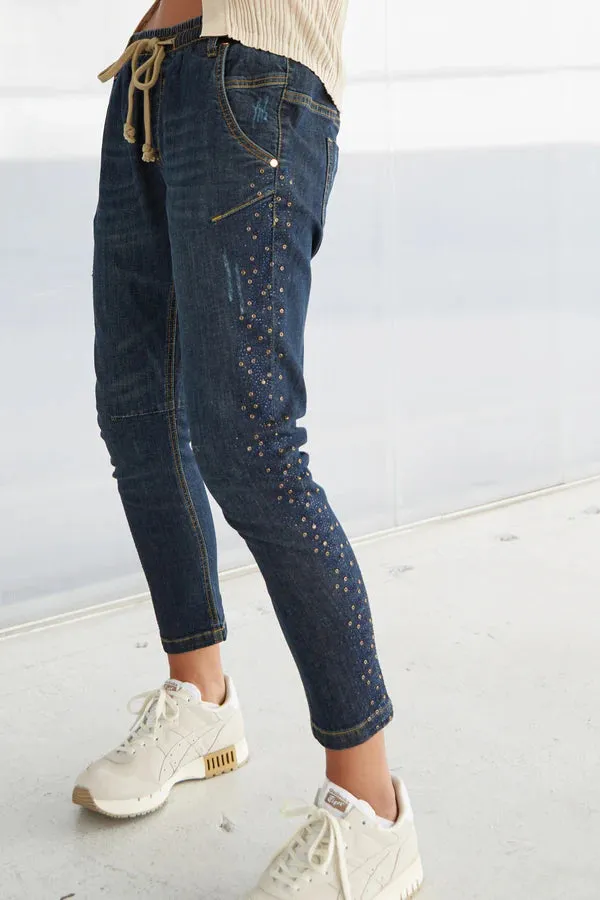 Active Swarovski Embellished Jeans