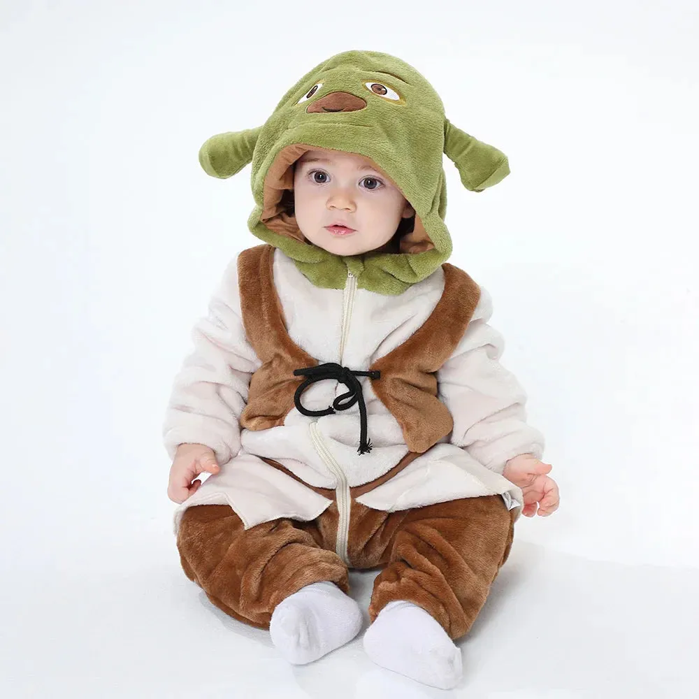 Adorable Baby Raccoon Kigurumi Outfit Warm Pajamas Kid Costume