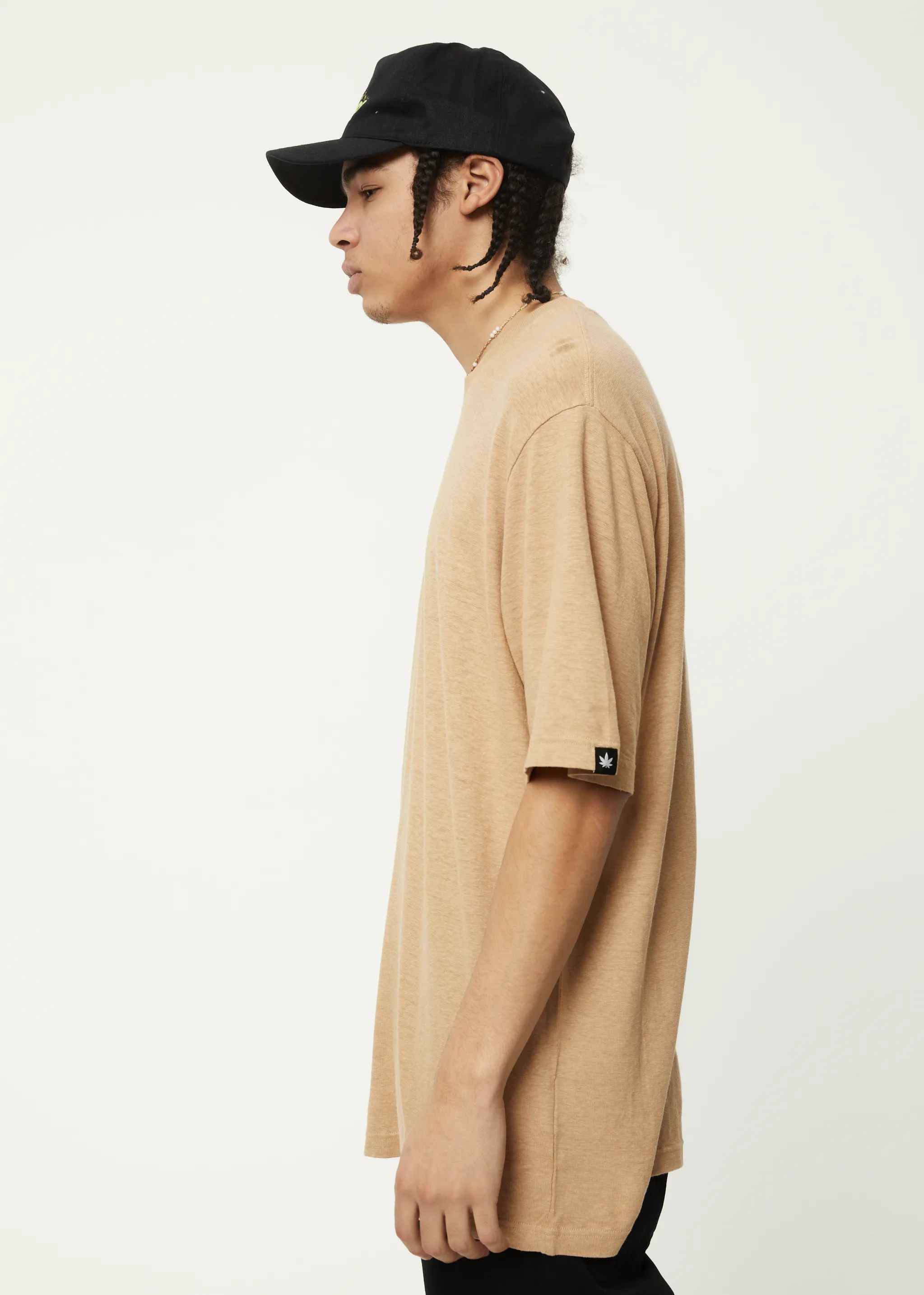 AFENDS Mens Classic - Retro Tee - Tan