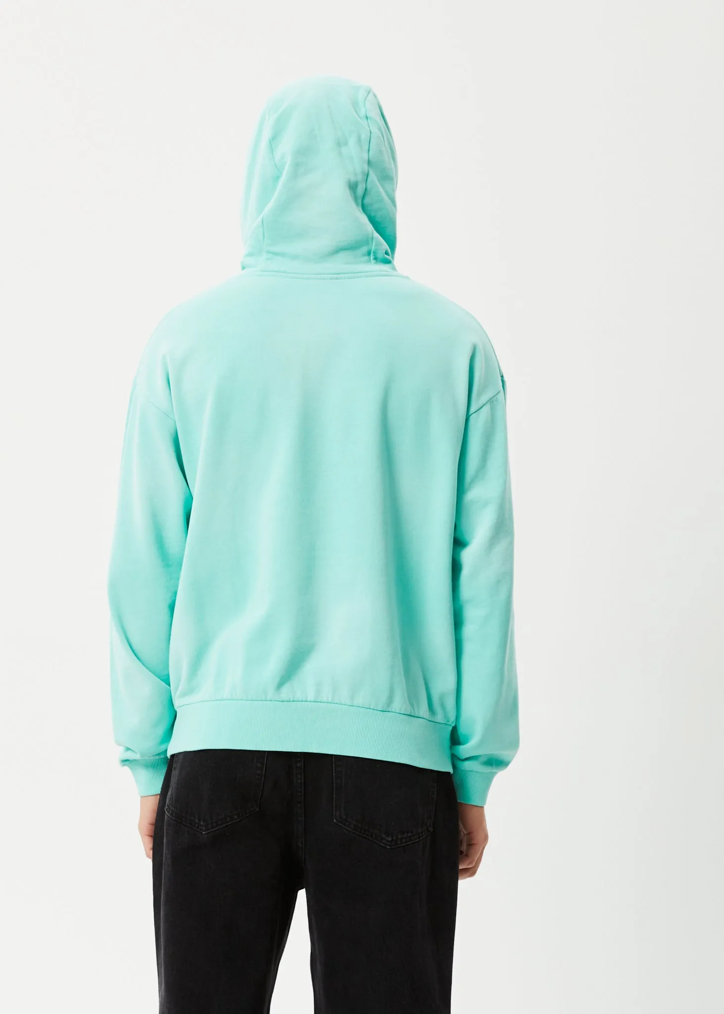 AFENDS Mens Eternal - Hoodie - Worn Jade