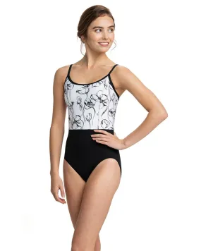 Ainsliewear Samantha Camisole Leotard - 1050POG Girls - Poppies Print