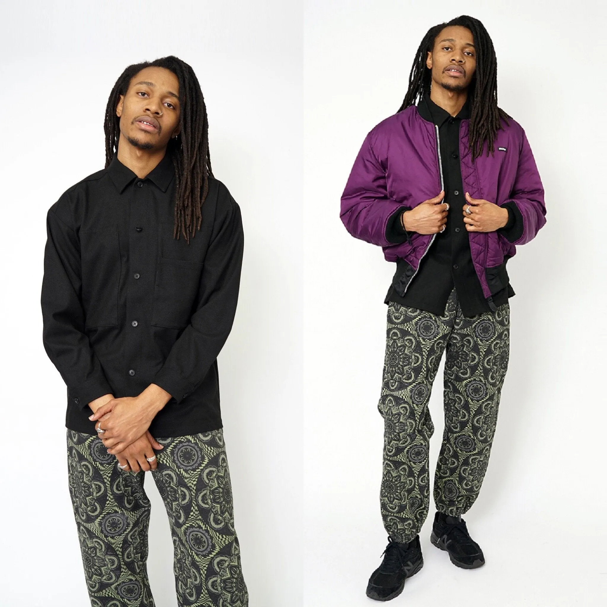 ALLOVER PRINTED SWEAT PANTS