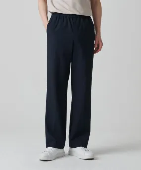 Aplaze Wide Banding Slacks Pants Navy Unisex