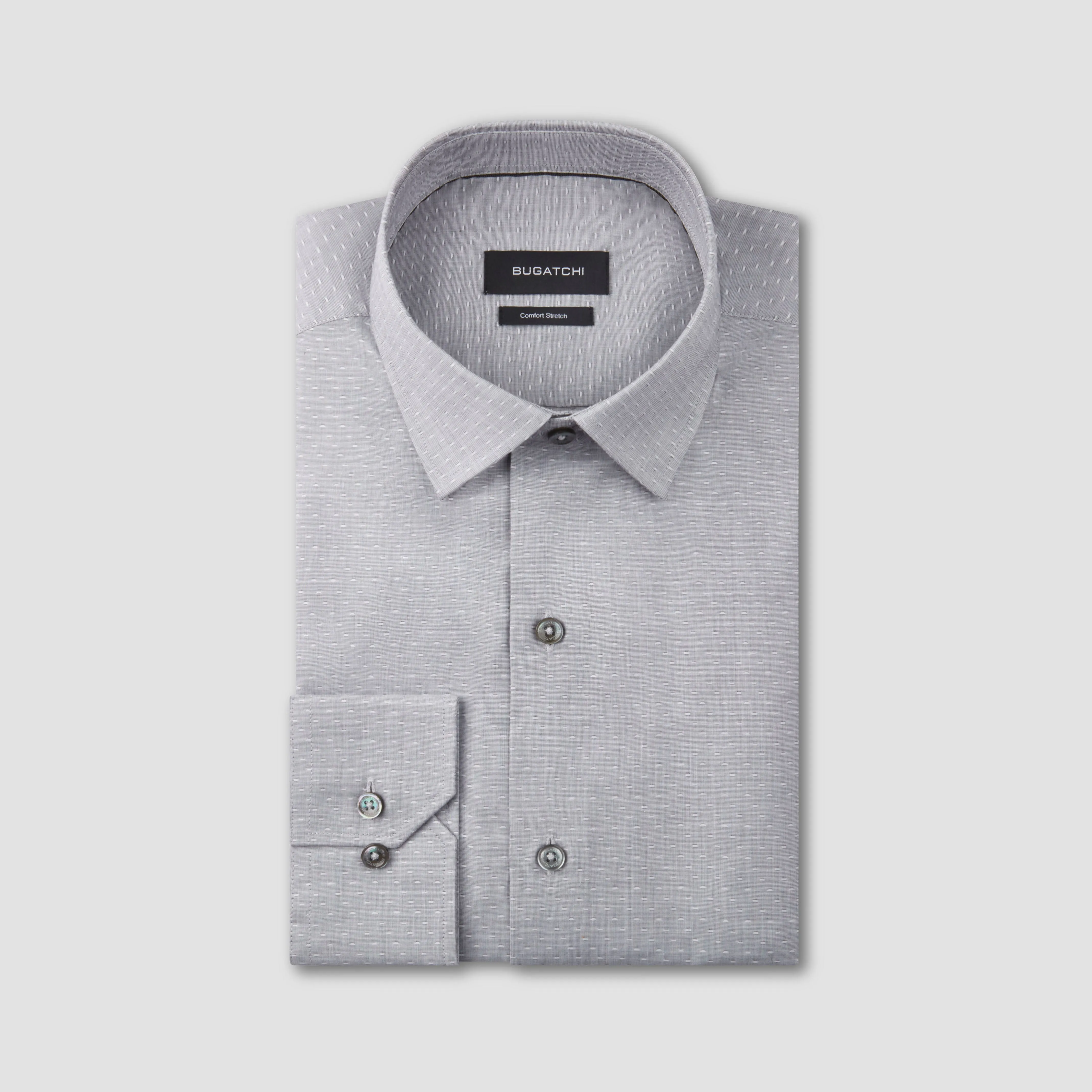 Arthur Horizontal Stitch Stripe Dress Shirt