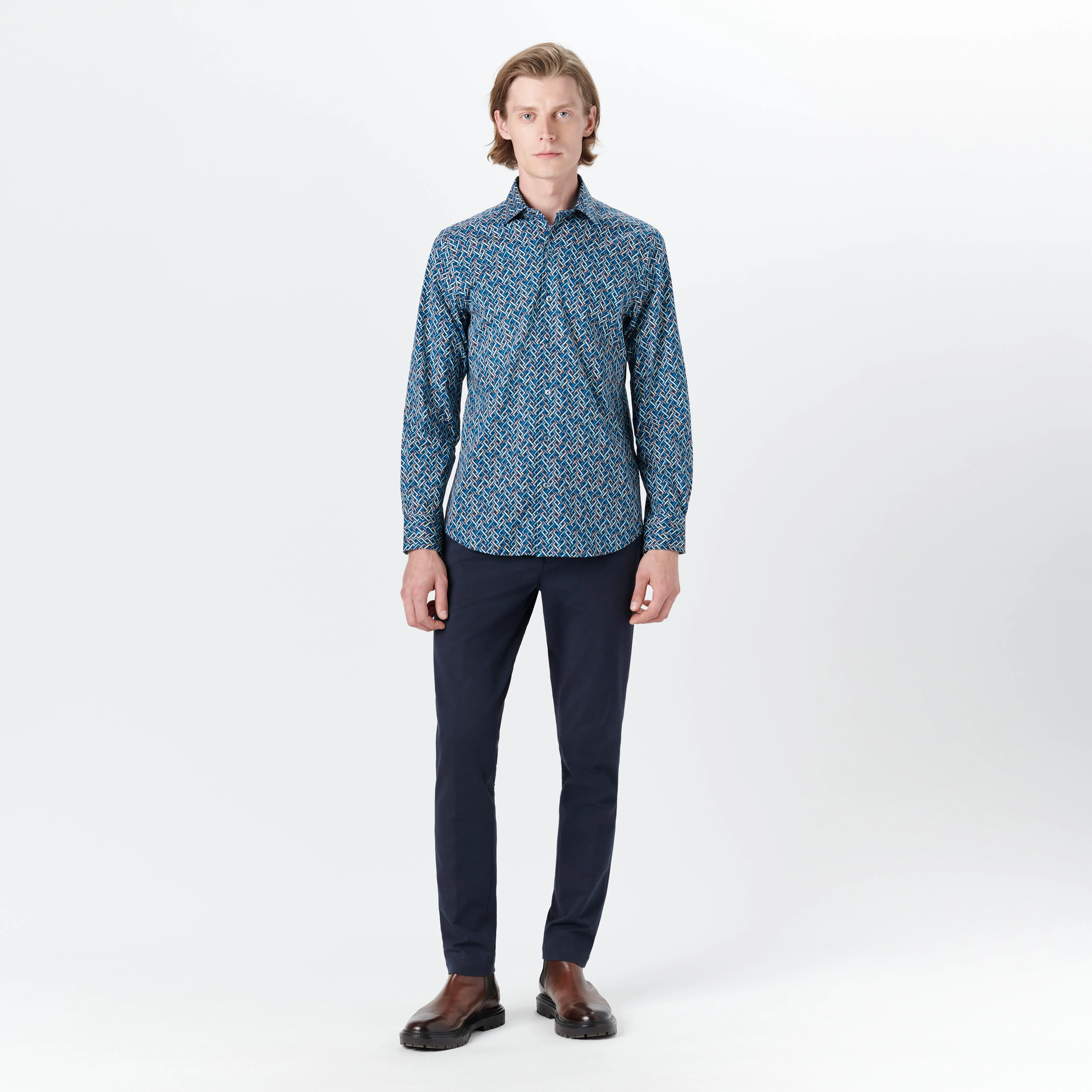 AXEL Basketweave Print Shirt