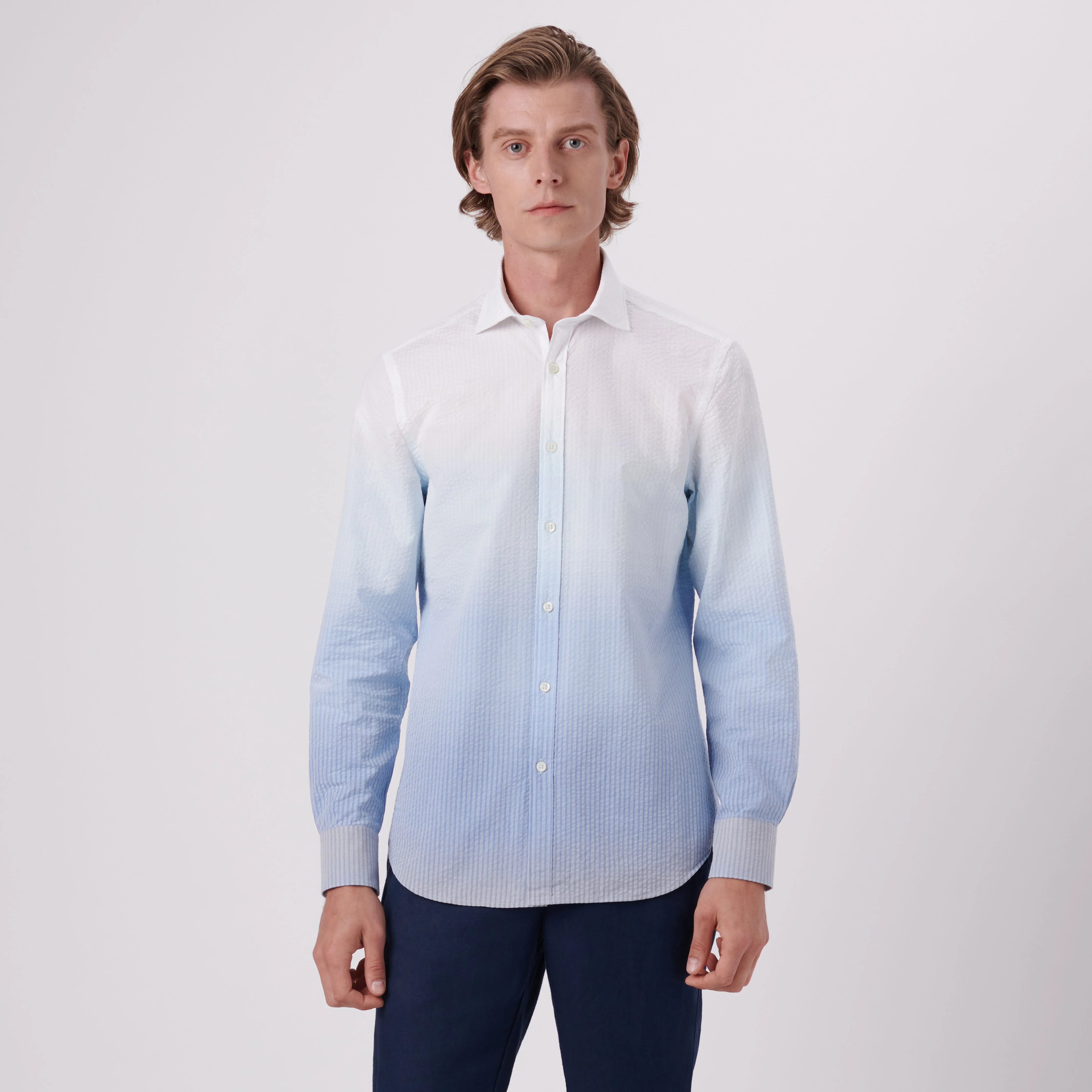 AXEL Ombre Seersucker Shirt