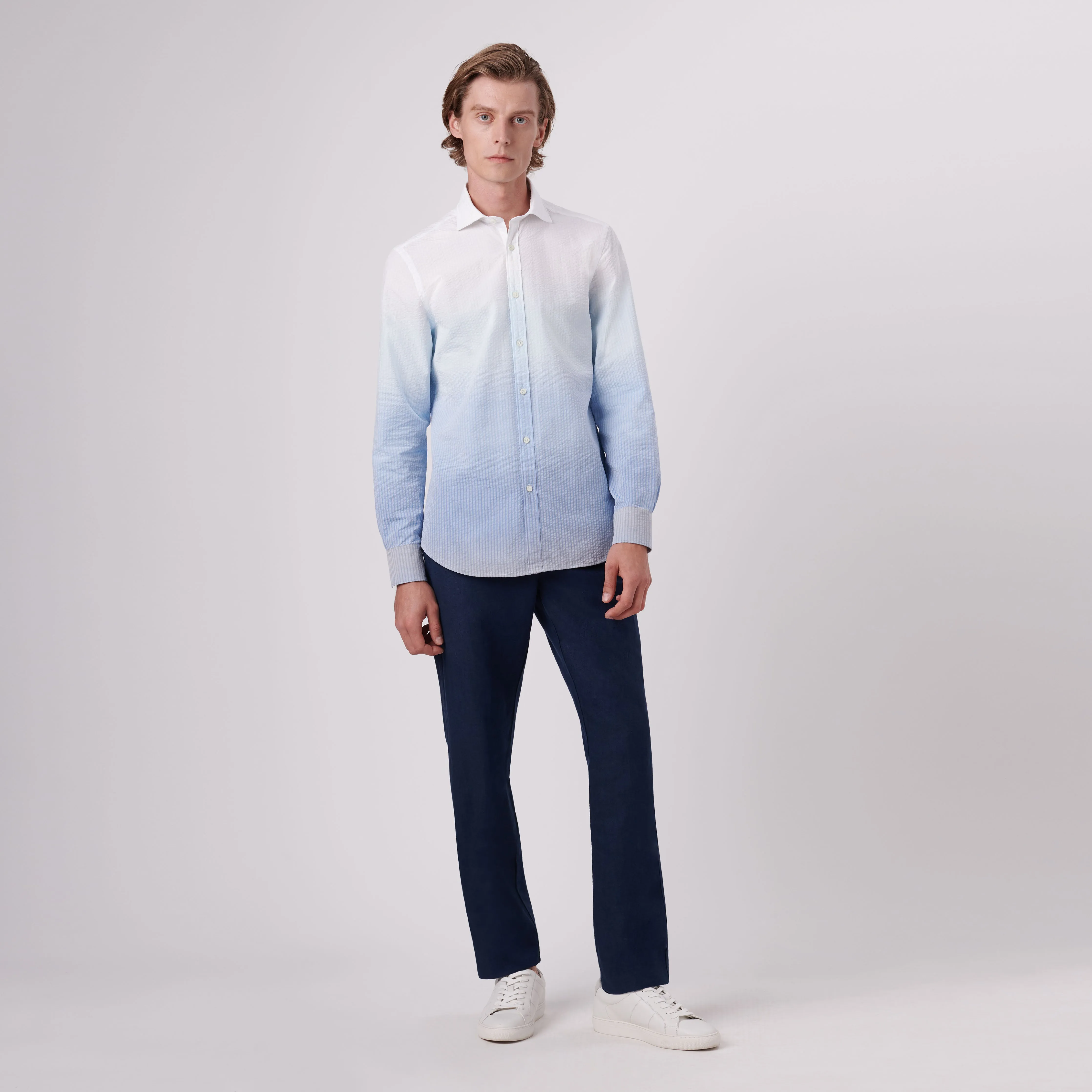 AXEL Ombre Seersucker Shirt