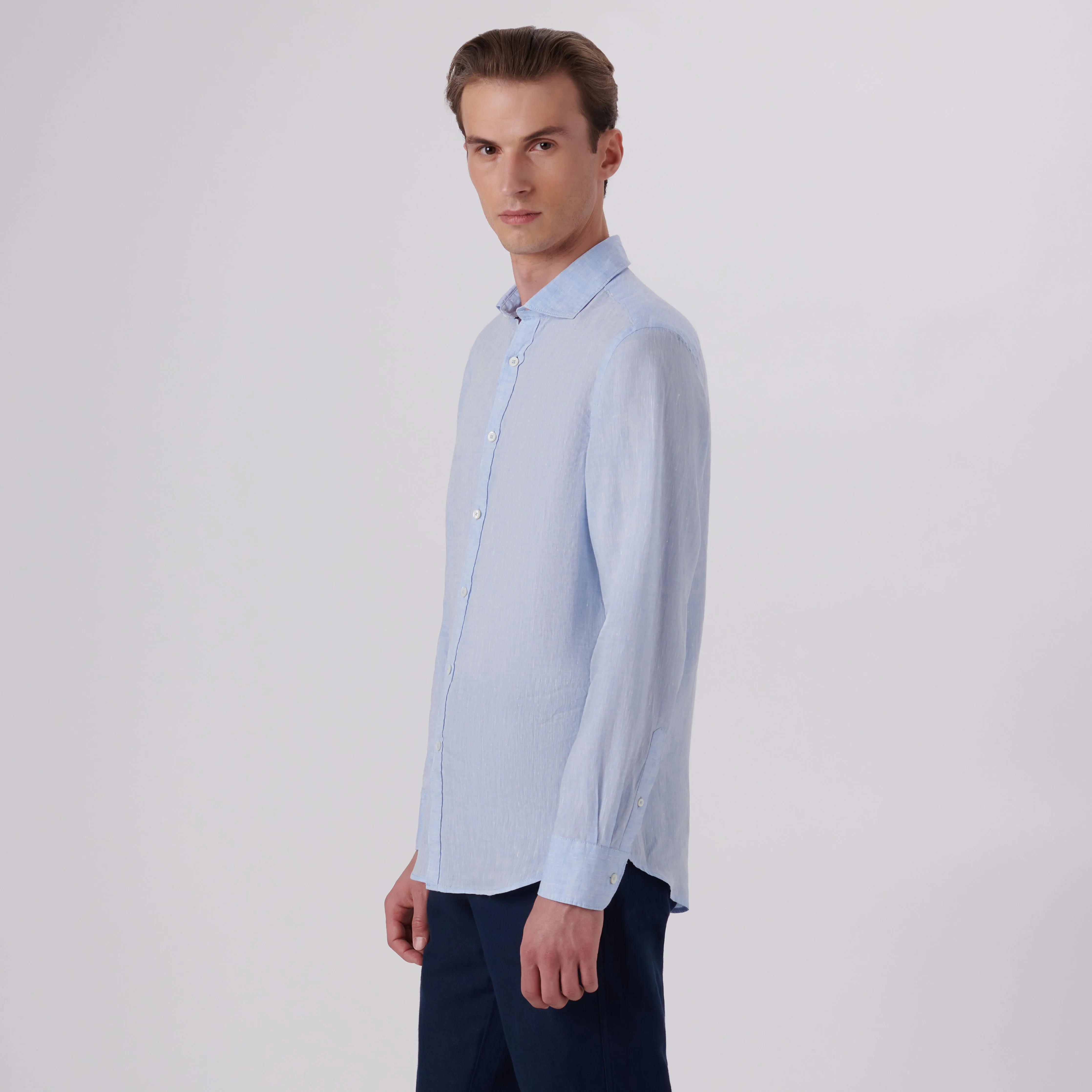 Axel Solid Linen Shirt