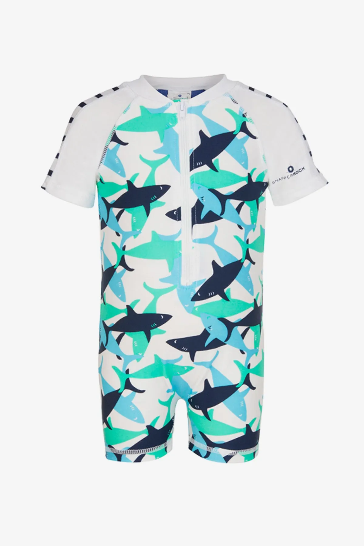 Baby Swimsuit Shark 1-piece (6/12M left)