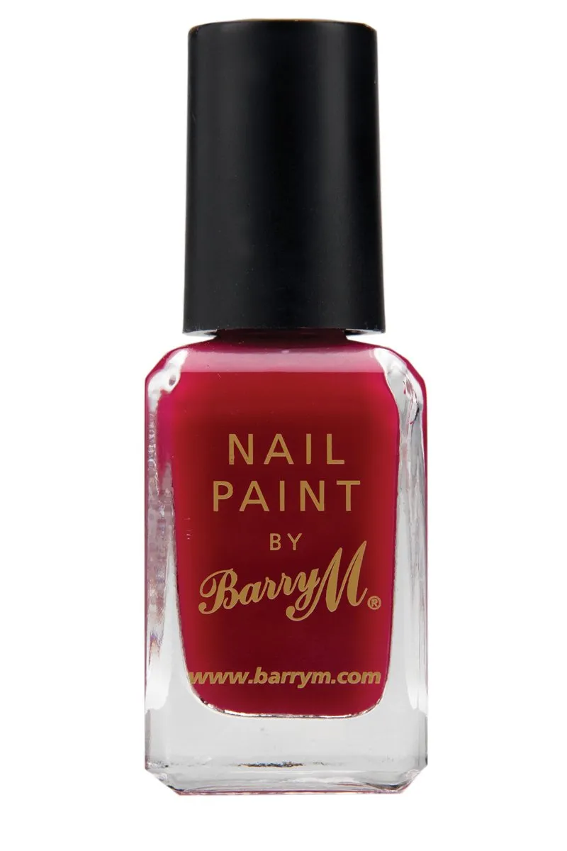 Barry M Nail Paint in Raspberry