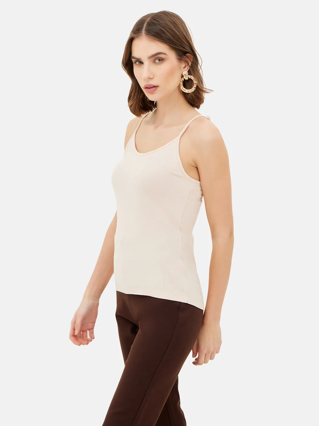 Basic Camisole With Adjustable Straps