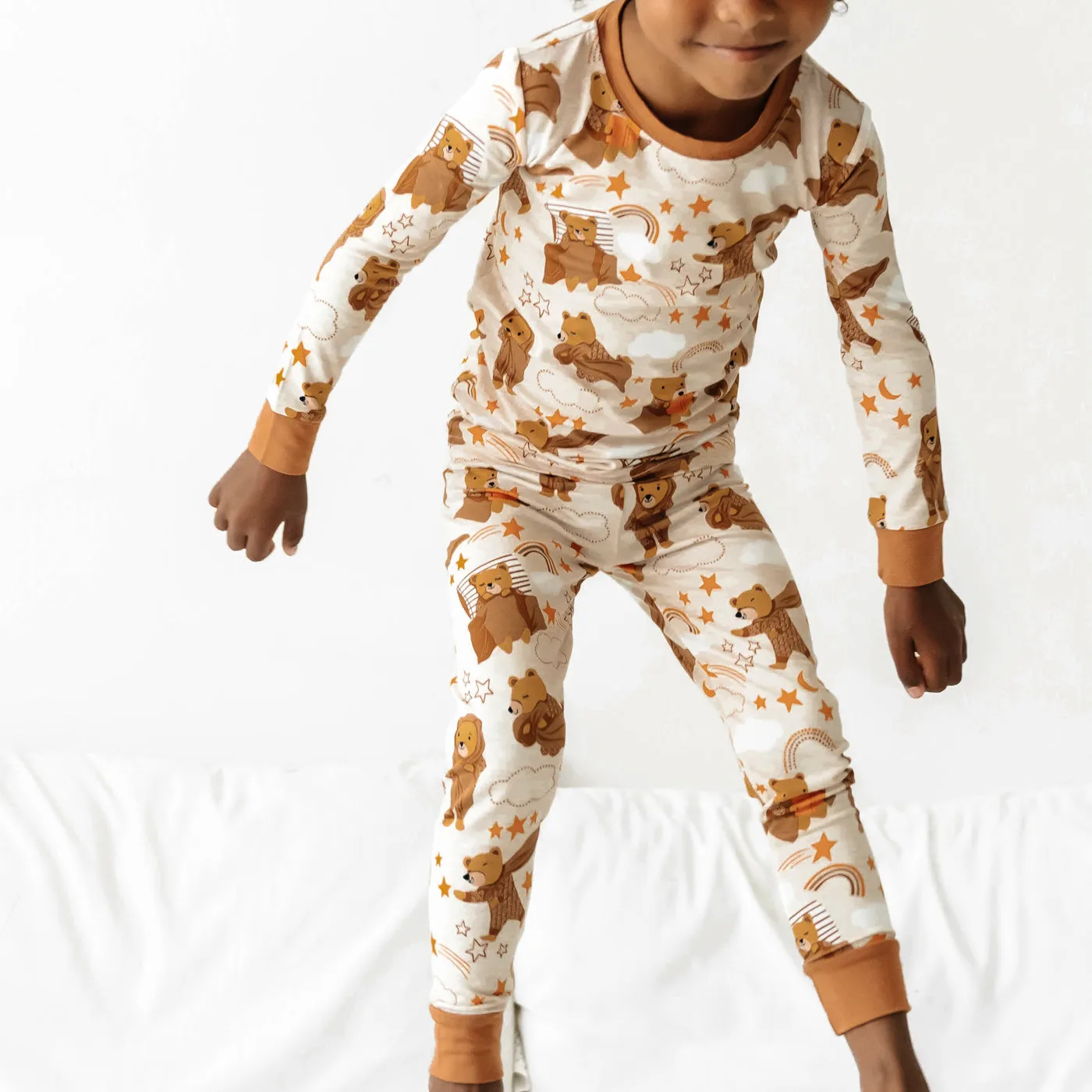 Beary Sleepy Two-Piece Pajama Set