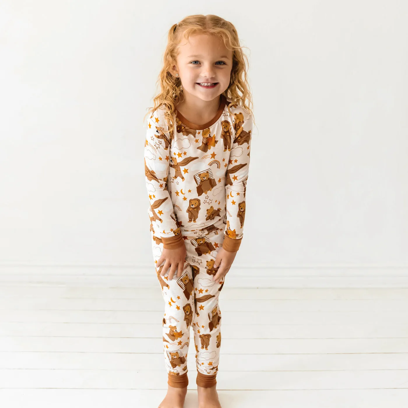 Beary Sleepy Two-Piece Pajama Set