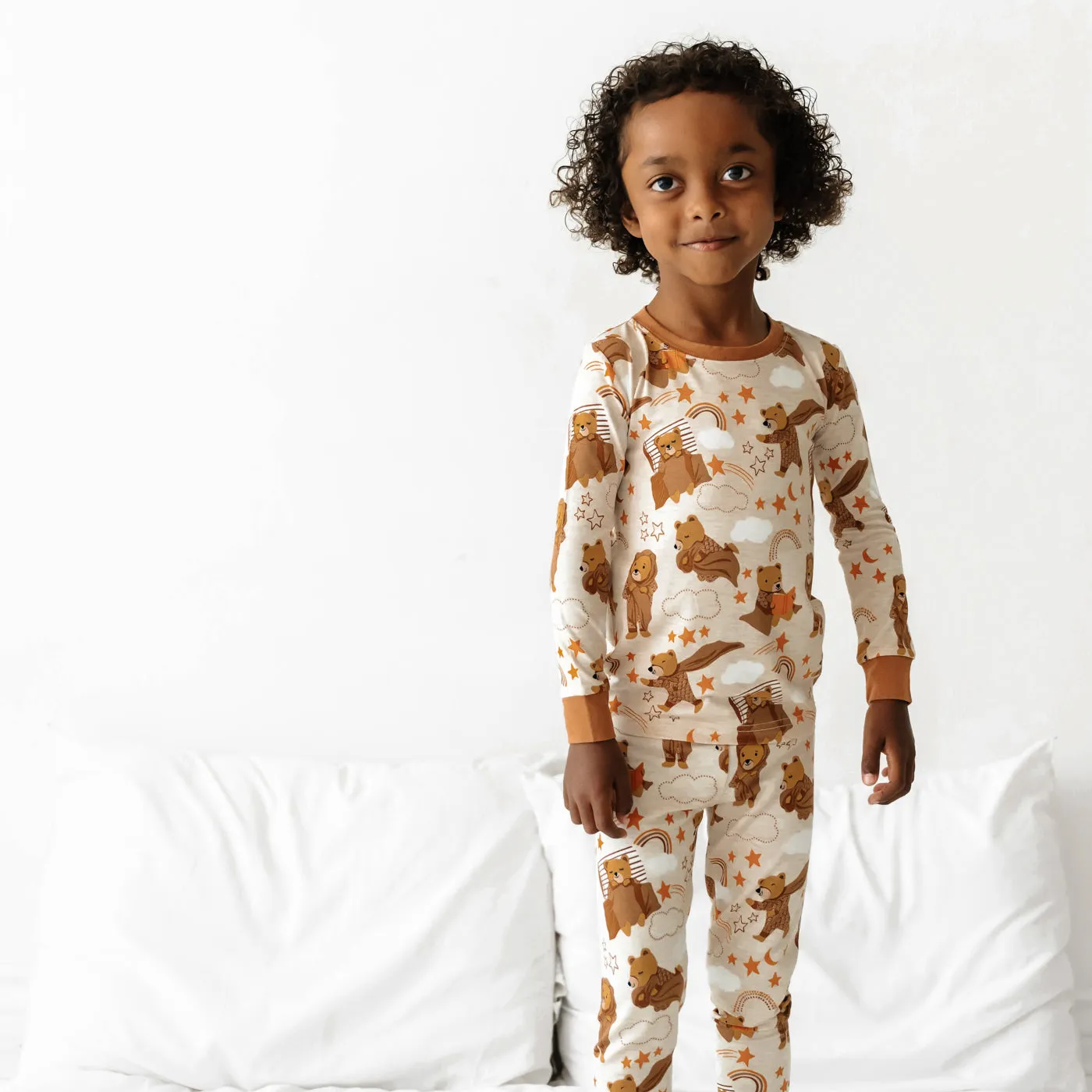 Beary Sleepy Two-Piece Pajama Set