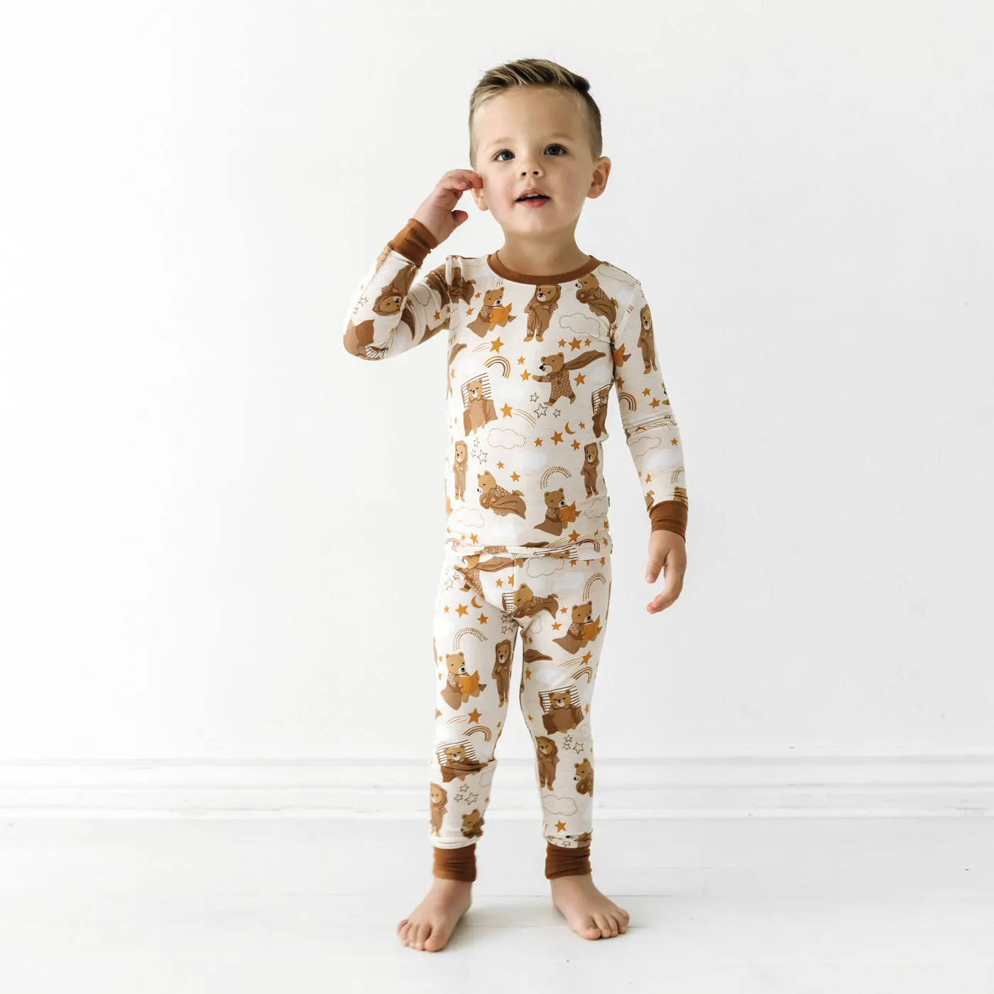 Beary Sleepy Two-Piece Pajama Set