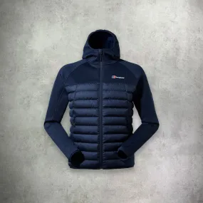 Berghaus Urban Pravitale Hybrid Full Zip Jacket Navy Blue