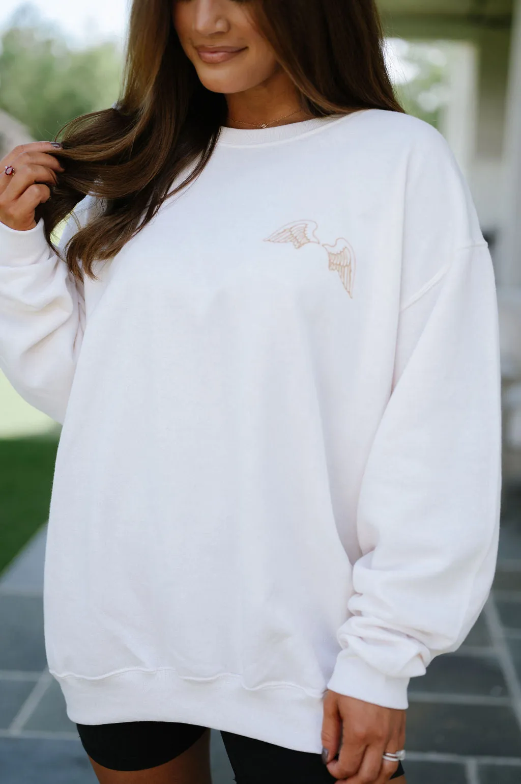 Bible Emergency Sweatshirt-Cream