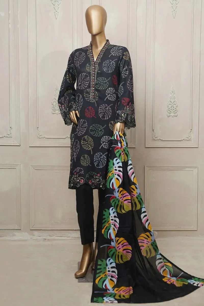 Bin Saeed Embroidered Lawn Suit BIN90