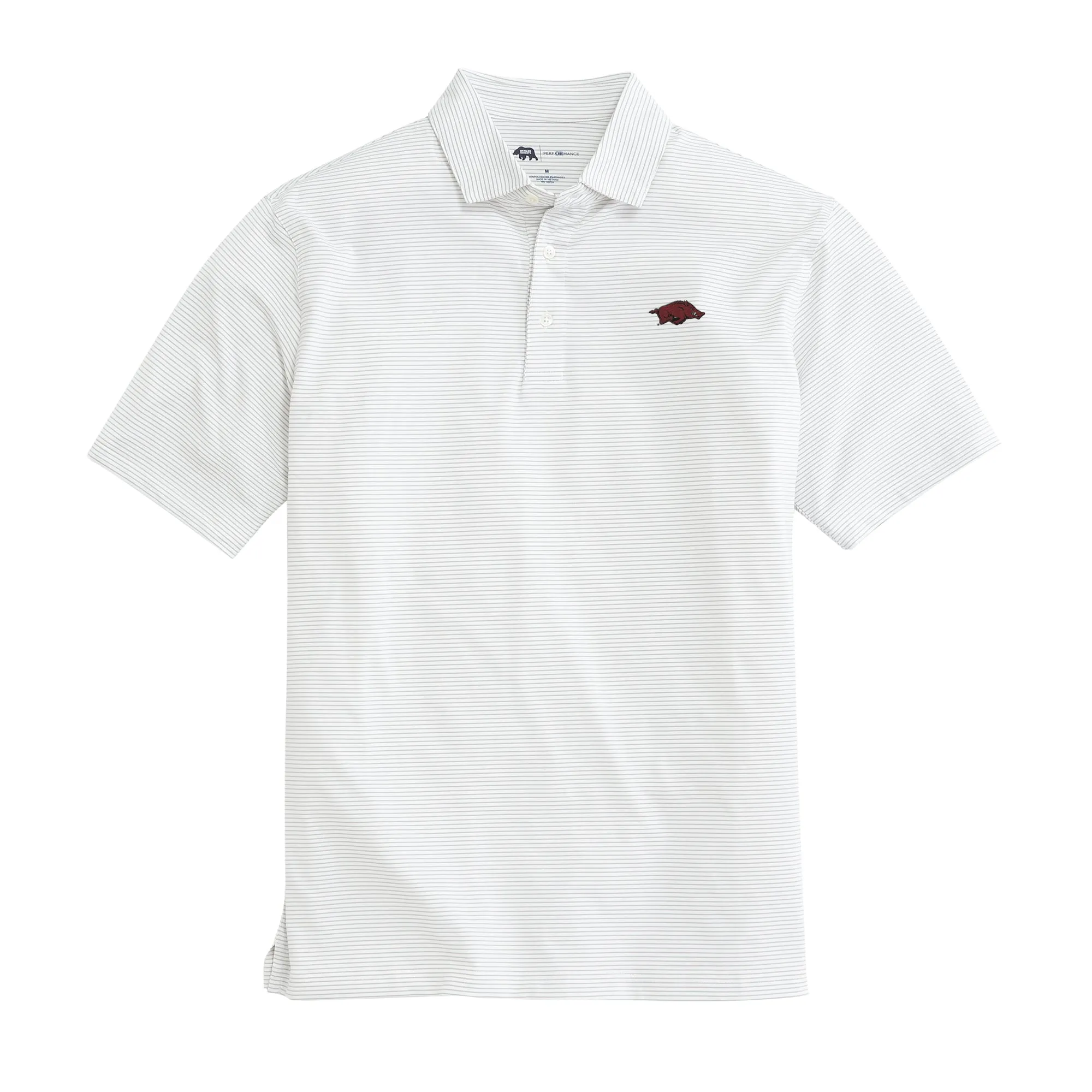 Birdie Stripe Arkansas Performance Polo