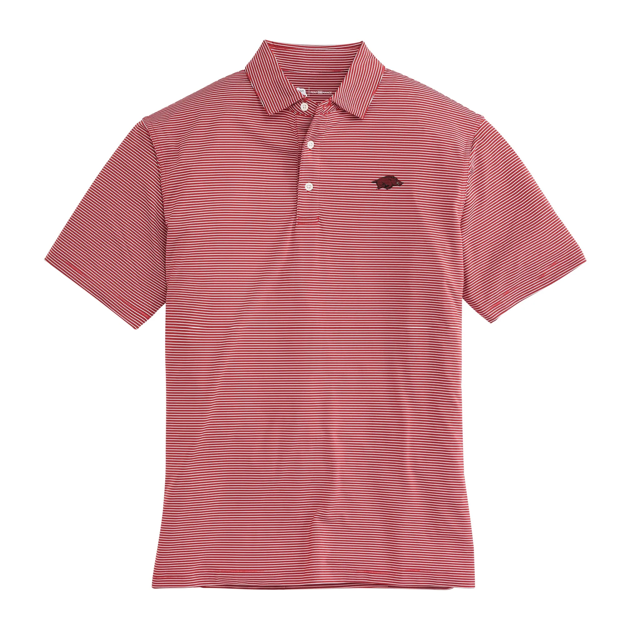 Birdie Stripe Arkansas Performance Polo