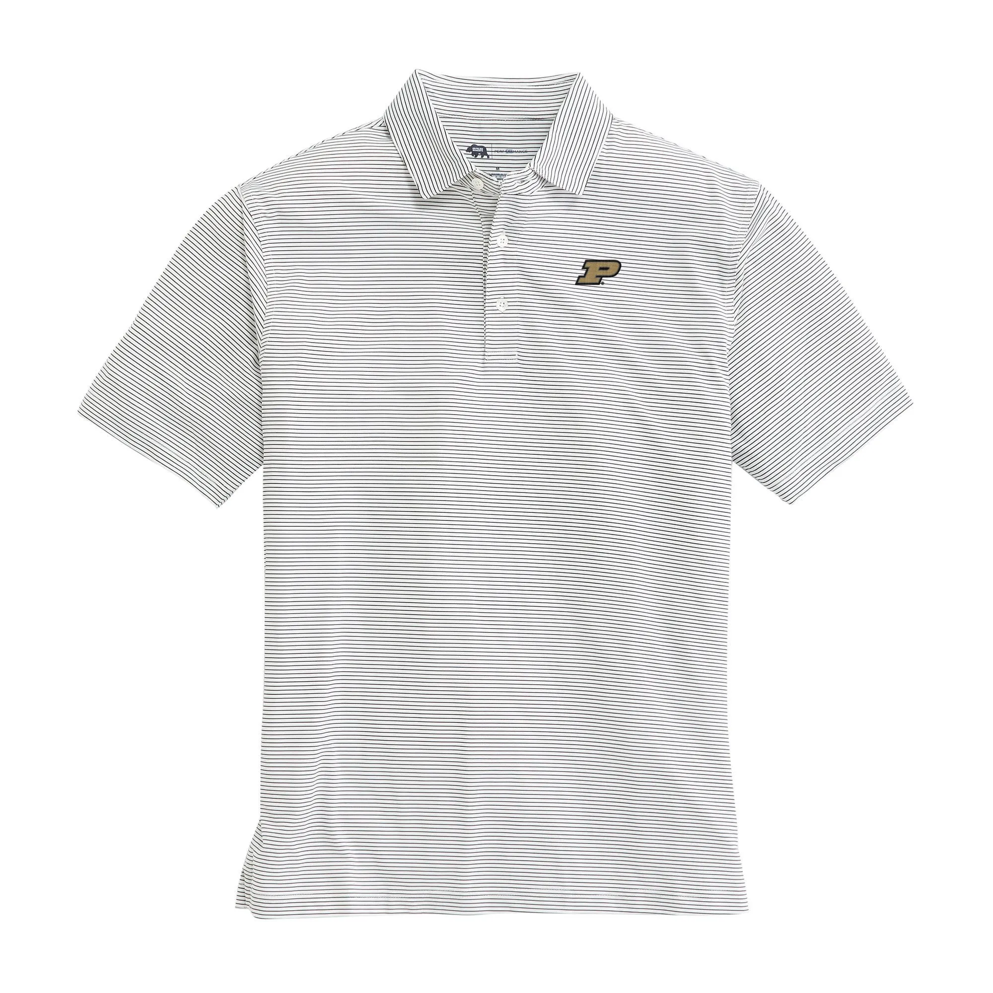 Birdie Stripe Purdue Performance Polo