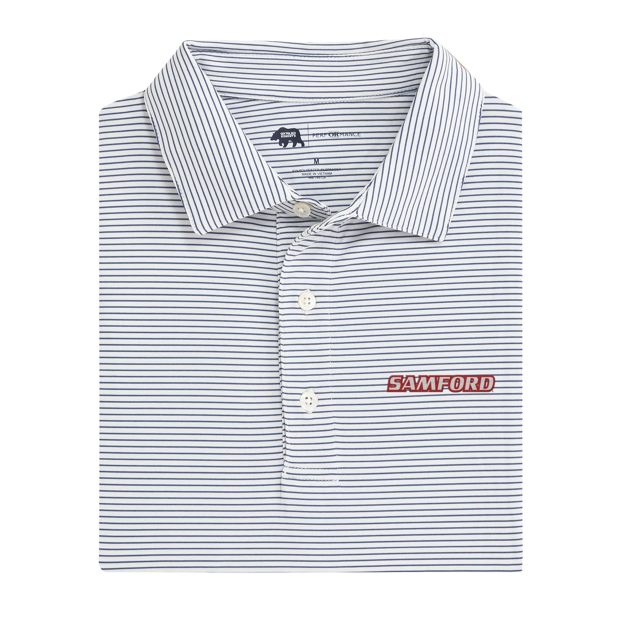 Birdie Stripe Samford Performance Polo