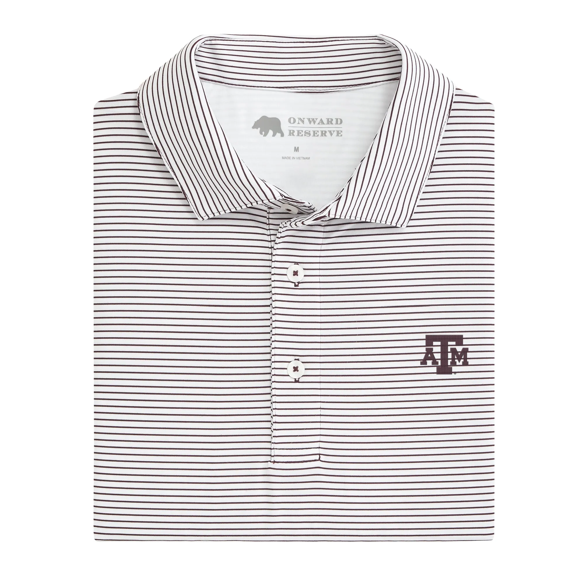 Birdie Stripe Texas A&M Polo