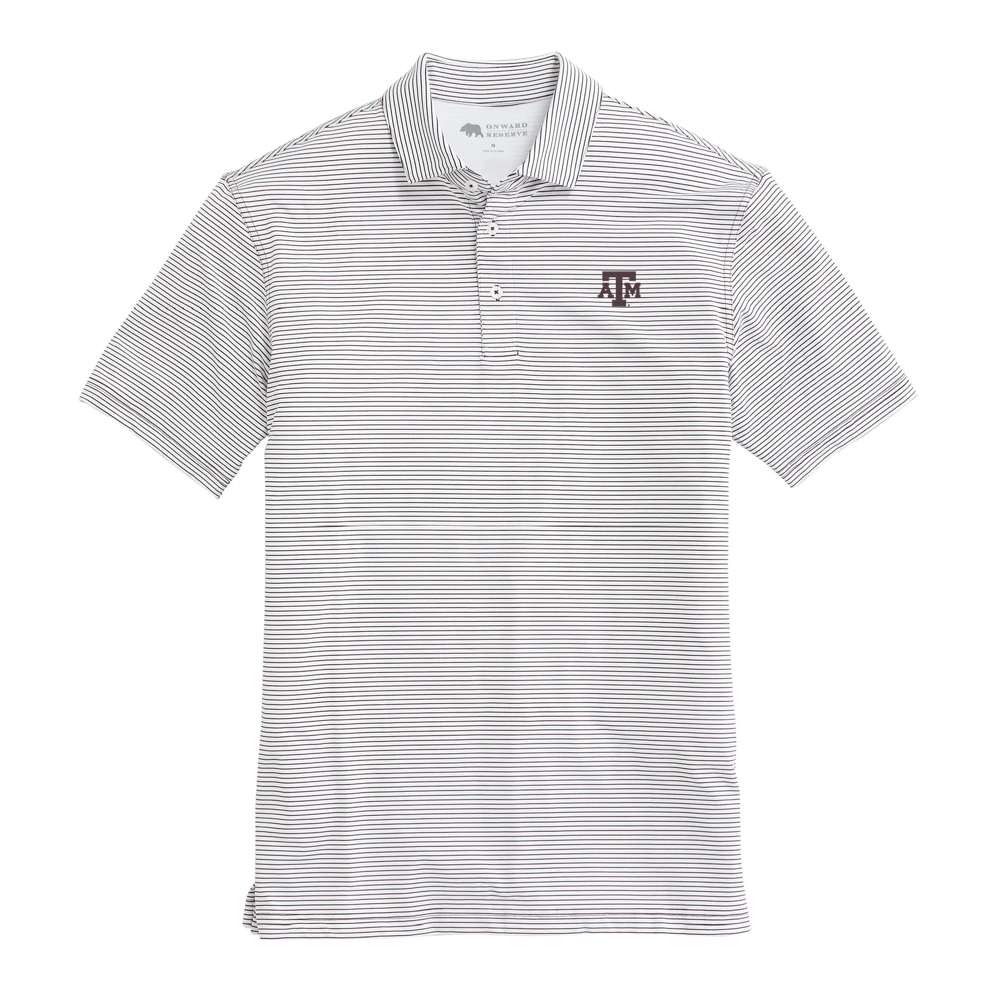 Birdie Stripe Texas A&M Polo