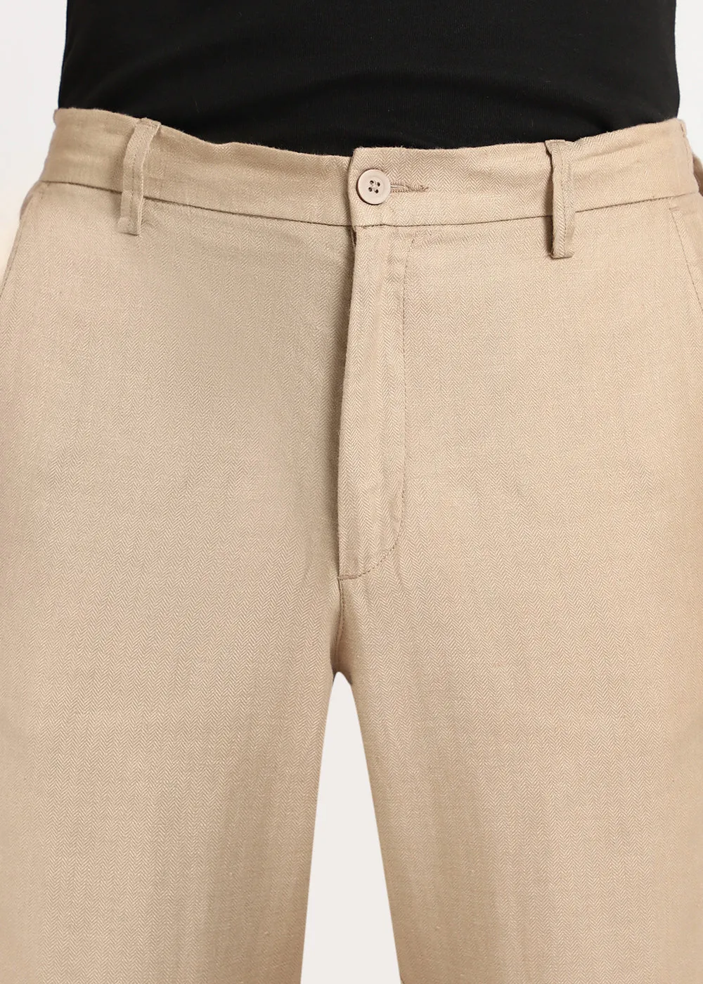 Bisque Cream Linen Pant