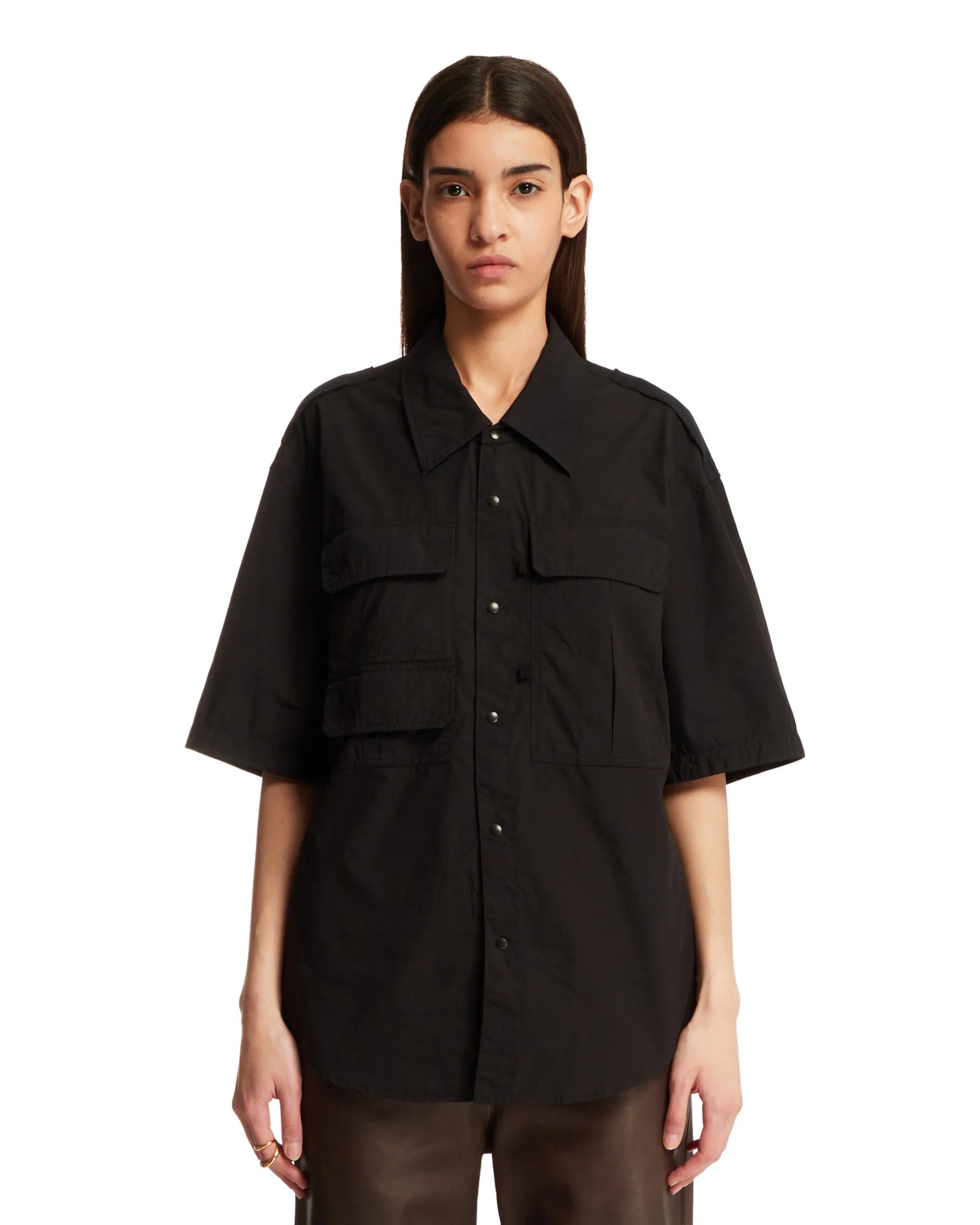 Black Cotton Shirt