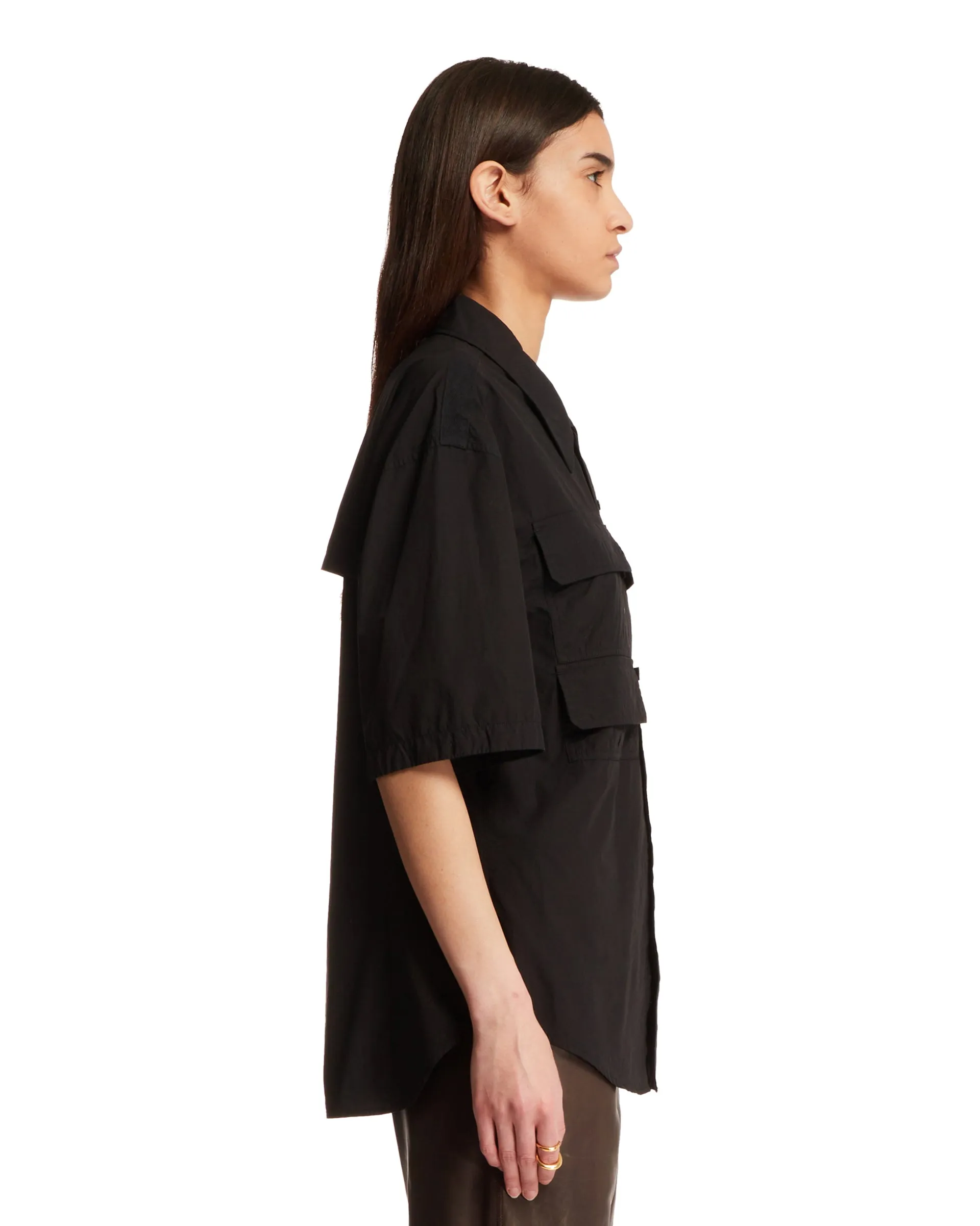 Black Cotton Shirt