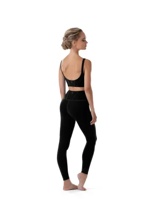 Bloch Panelled Waist Leggings  - Ladies