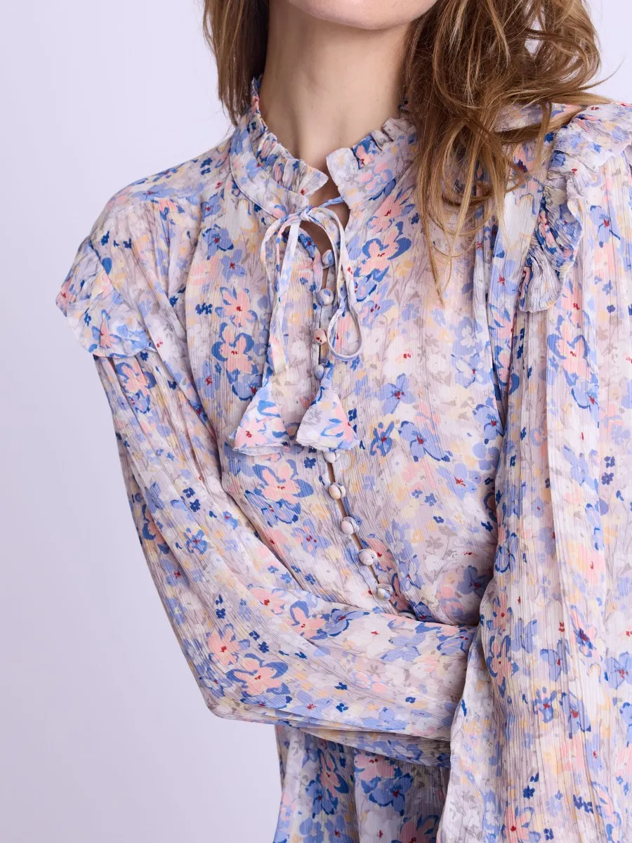 Blouse 18chisca2iht Garden-Print