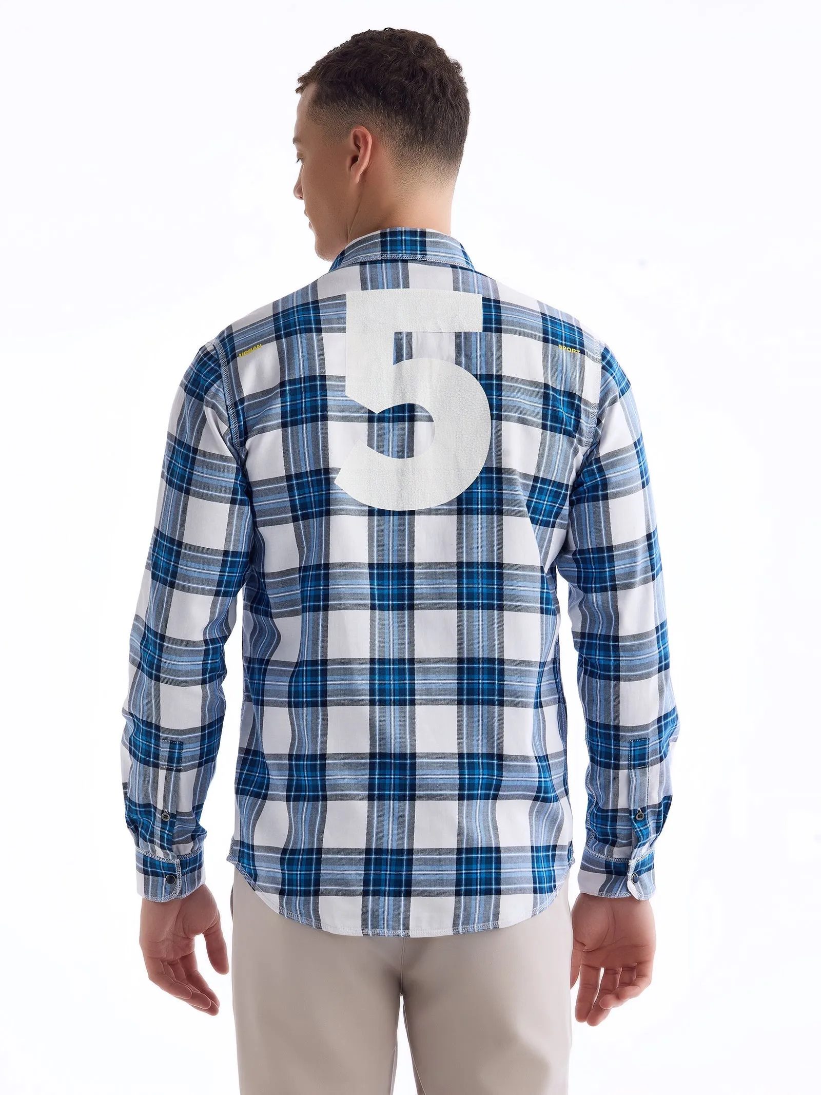 Blue Checked Urban Shirt