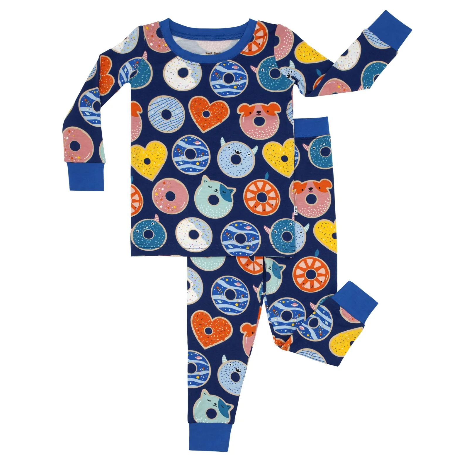 Blue Donut Dreams Two-Piece Pajama Set