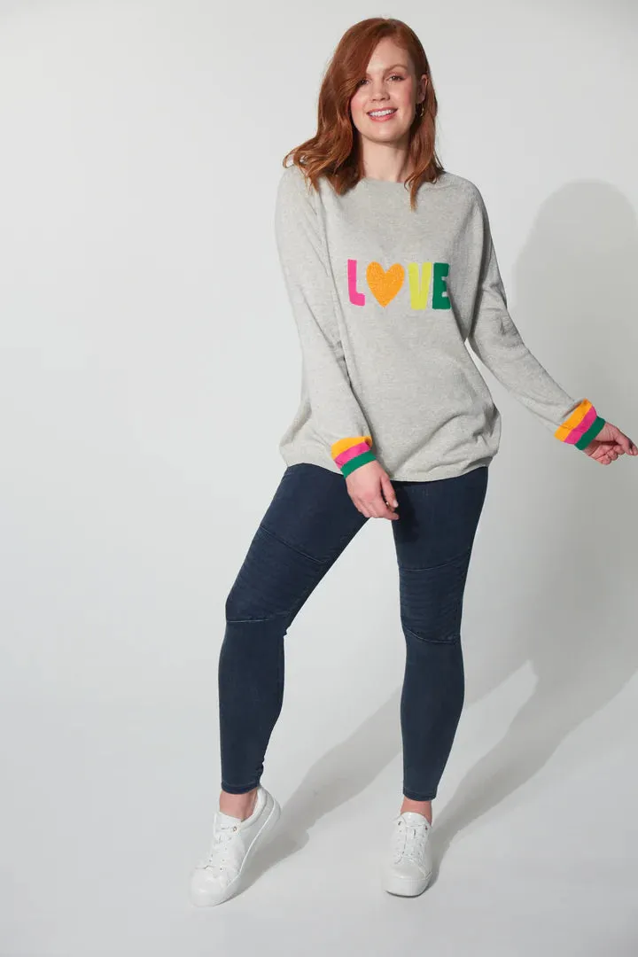 Boden Love Jumper Cloud