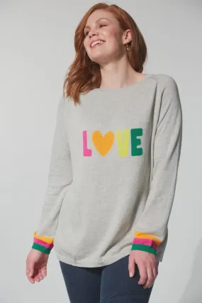 Boden Love Jumper Cloud