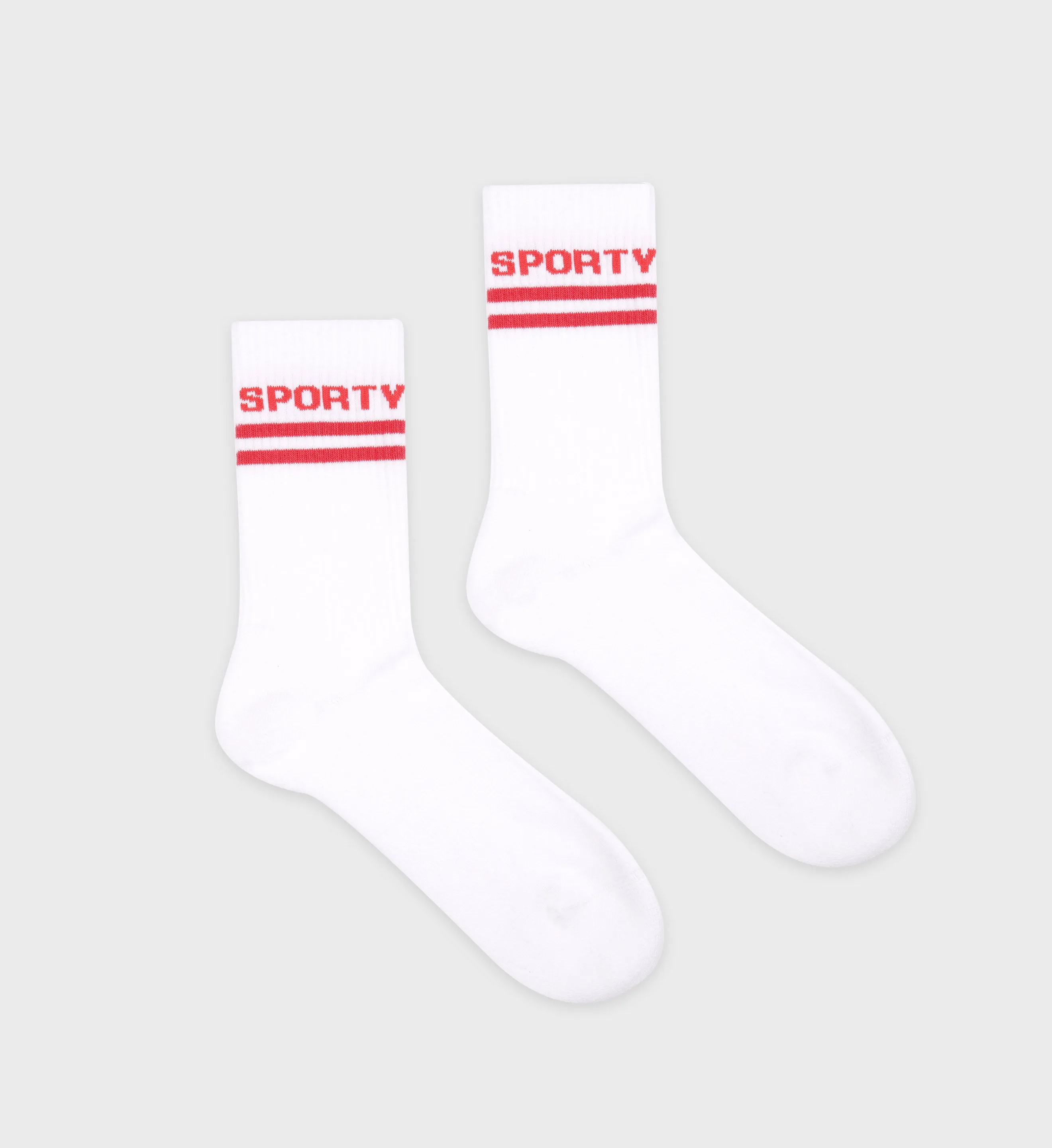 Bold Logo Socks - White/Cotton Candy