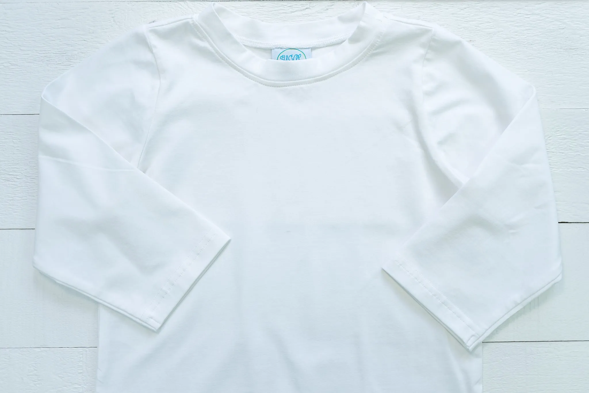 Boys Knit White Long Sleeve Shirt