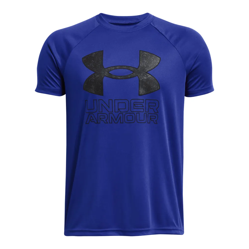 Boys' Under Armour Youth Tech Hybrid Print T-Shirt