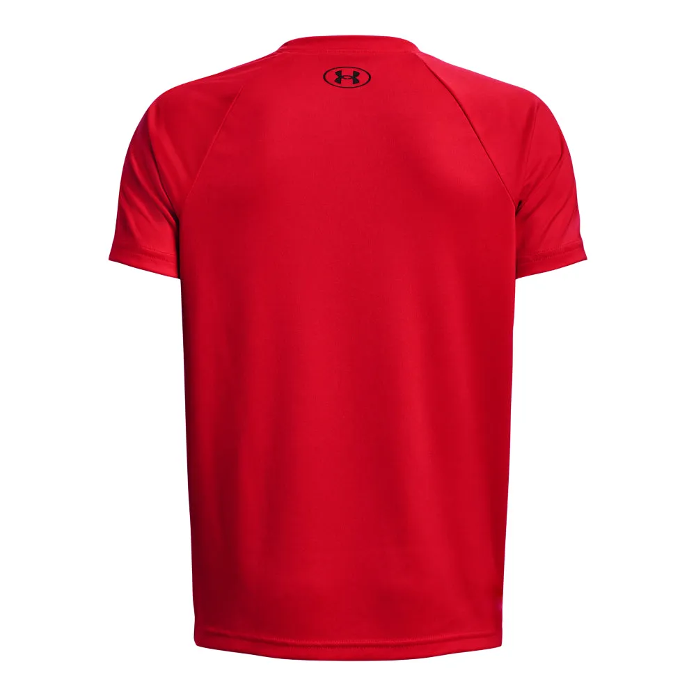 Boys' Under Armour Youth Tech Hybrid Print T-Shirt