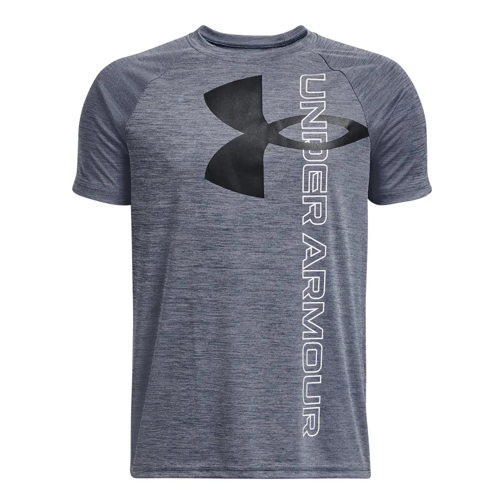 Boy's Under Armour Youth Tech Split Logo T-Shirt