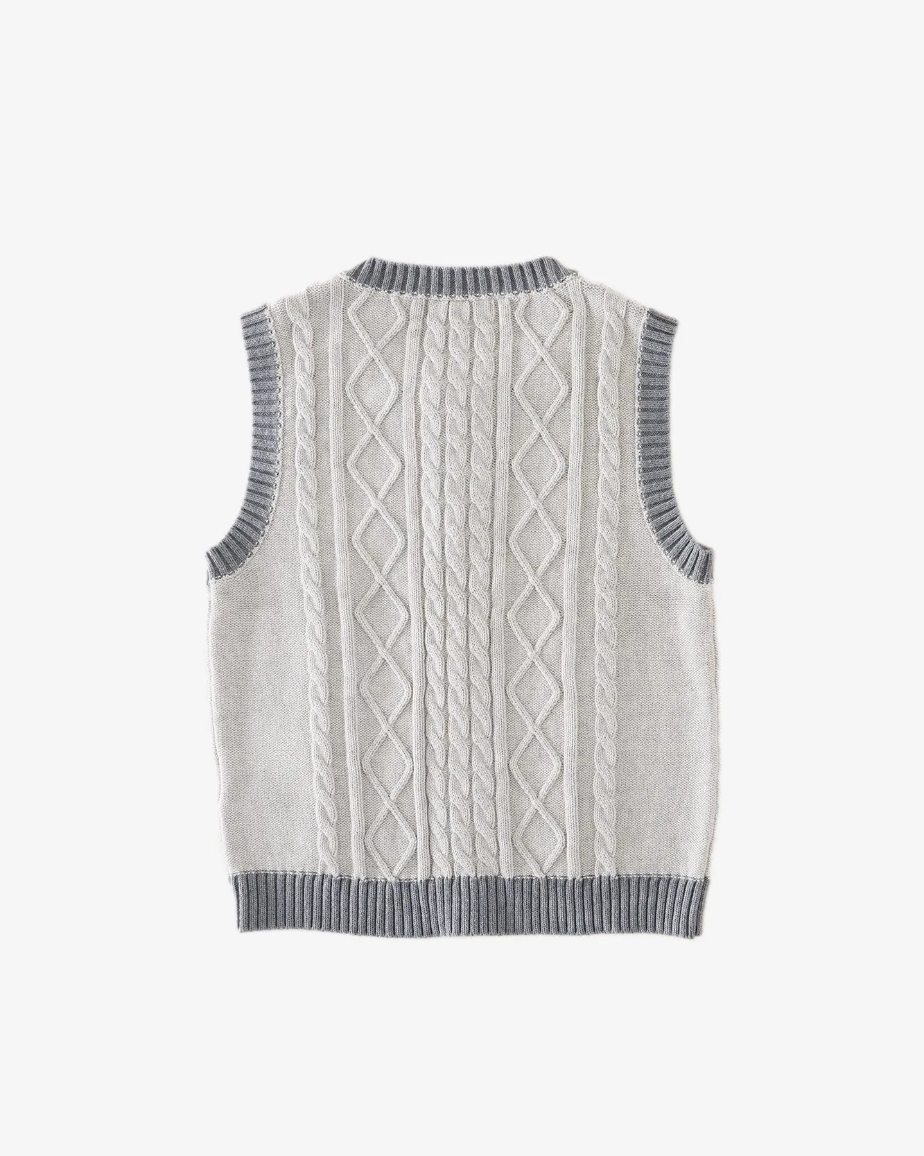 Cable-knit Vest