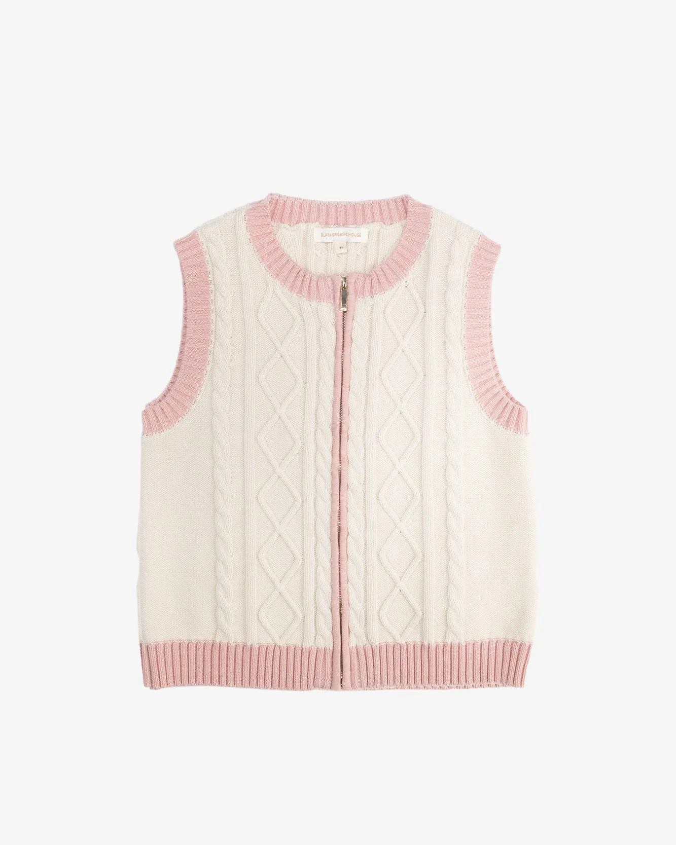 Cable-knit Vest