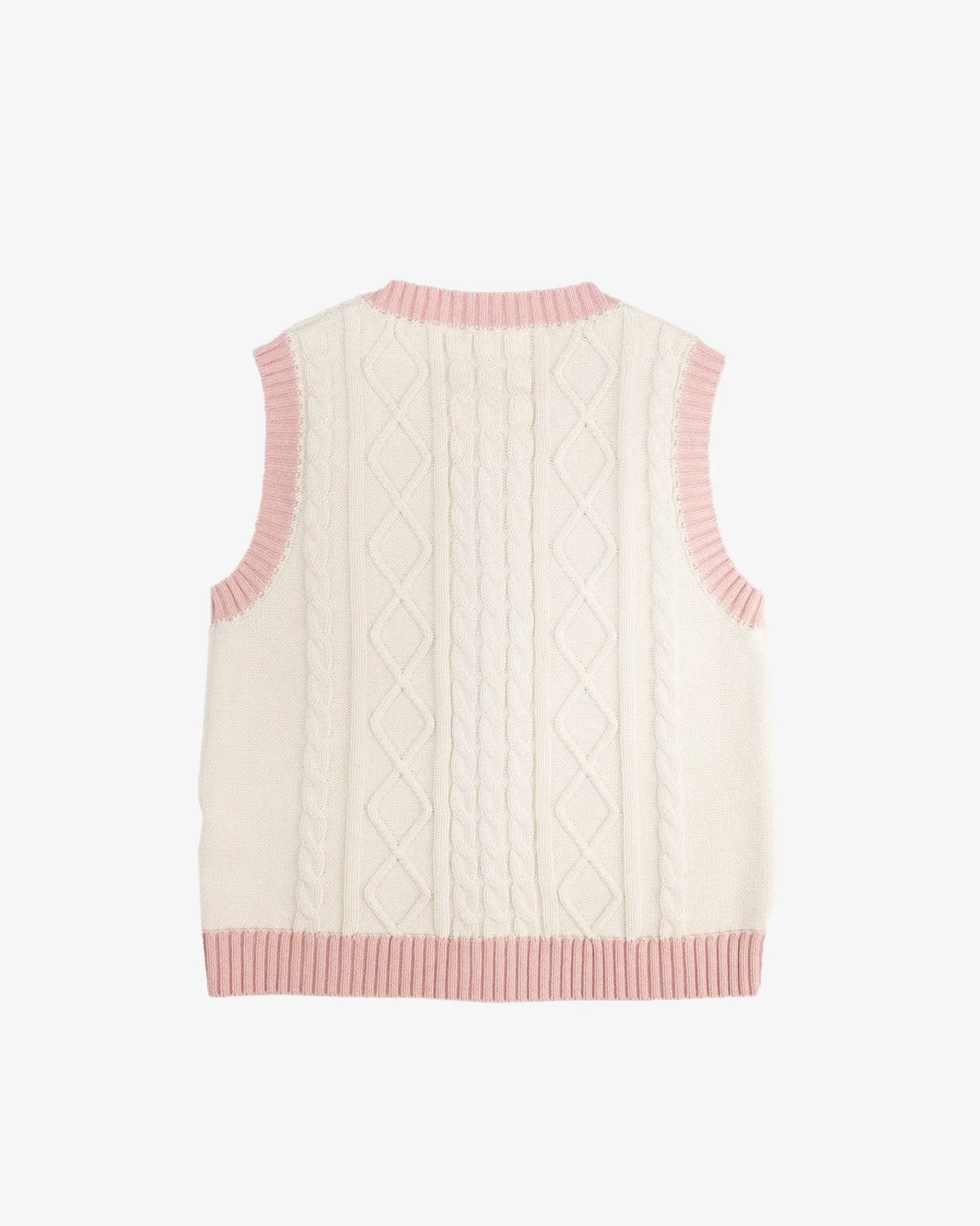 Cable-knit Vest