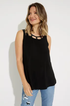 Camisole encolure ajourée