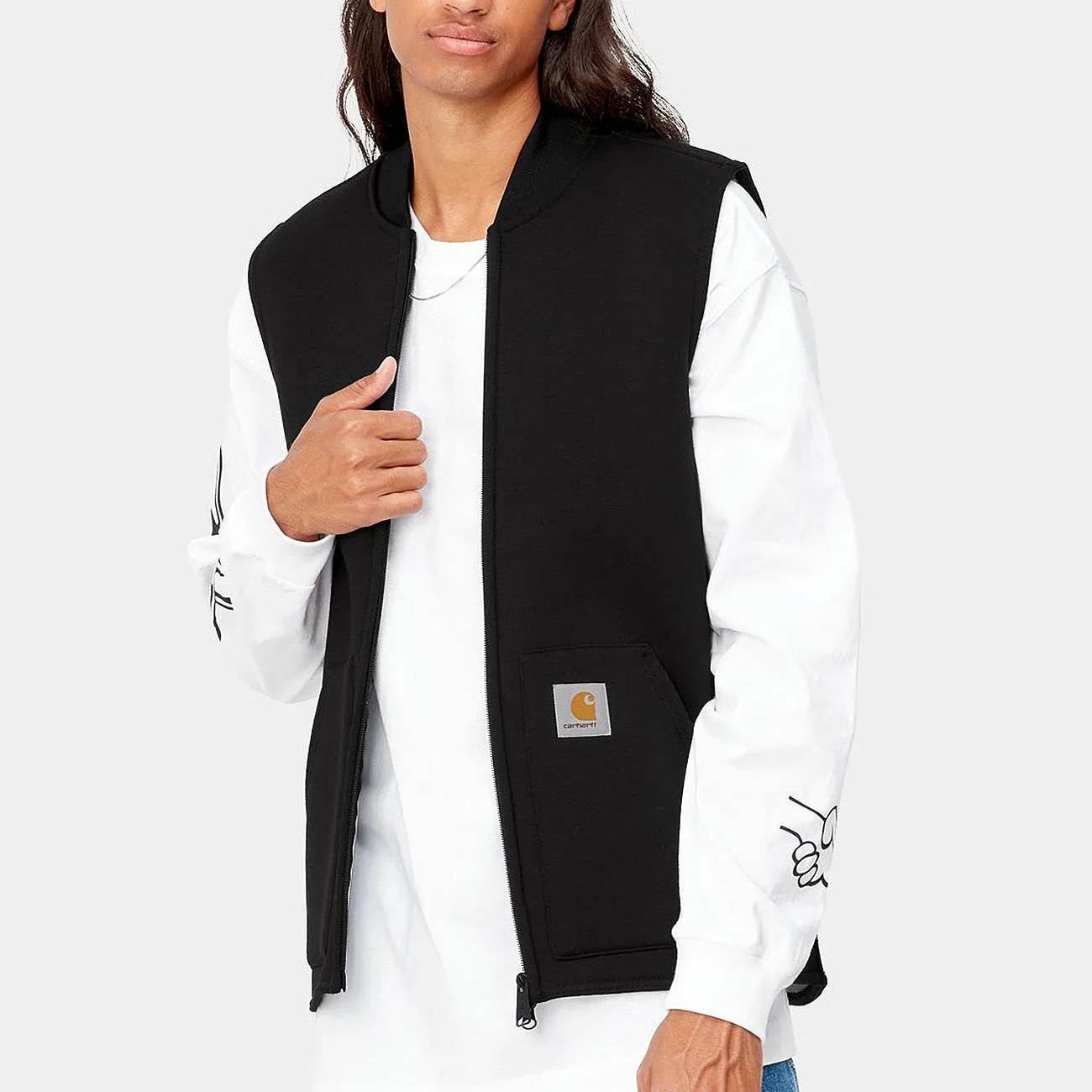 Carhartt WIP Car-Lux Vest Herren Black Grey