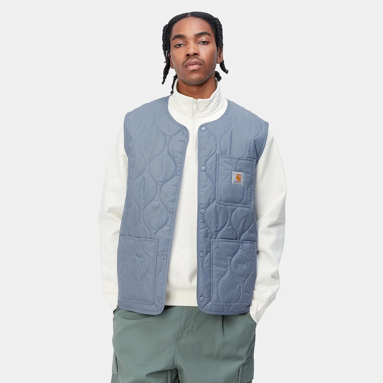 Carhartt WIP Skyton Vest Herren Bay Blue