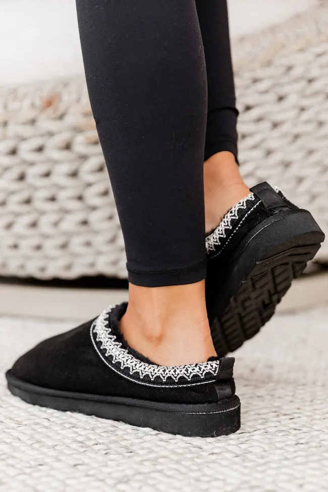 Carlee Black Slipper